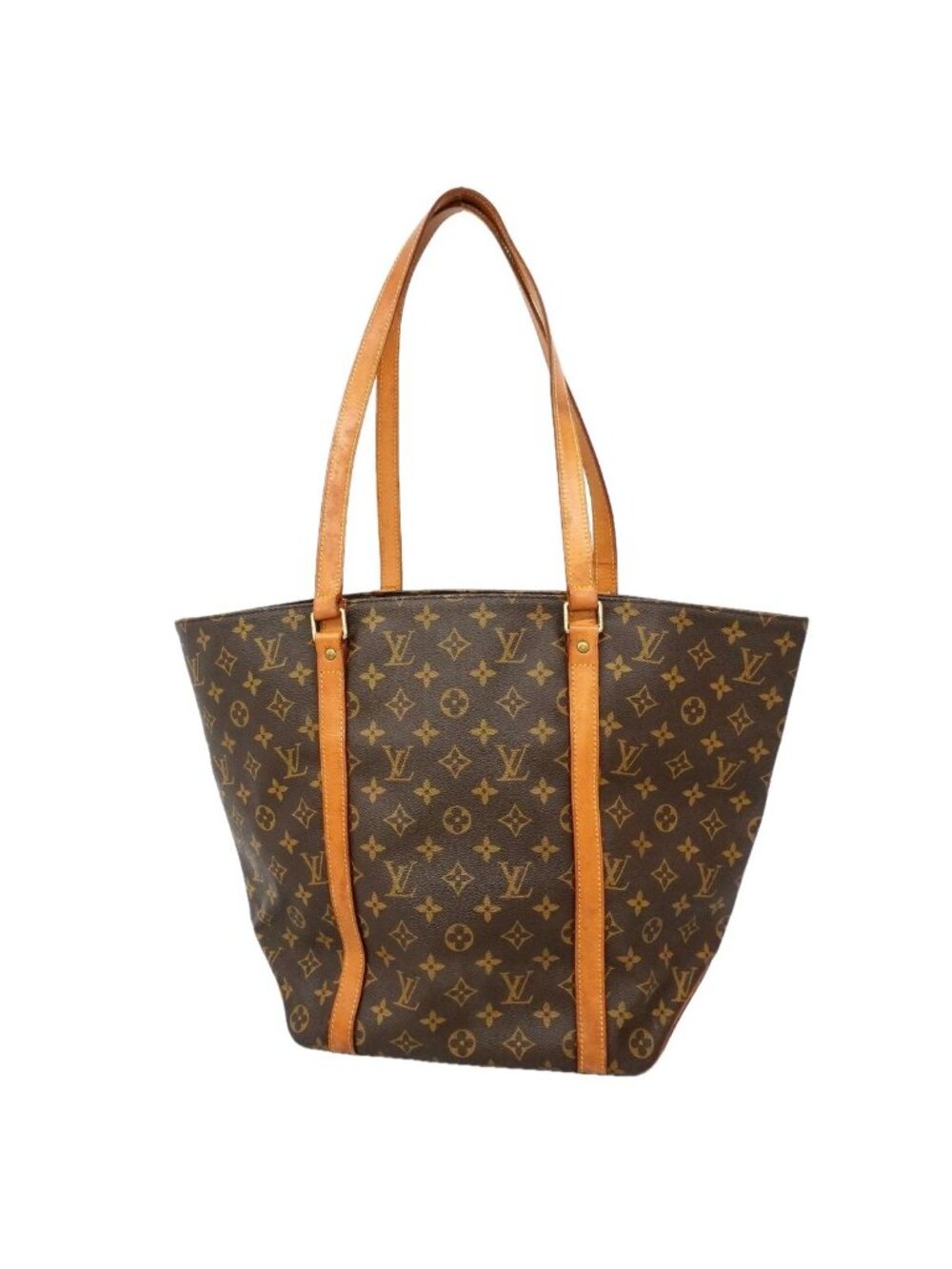 Louis Vuitton Tote Bag Monogram Sac Shopping Brown